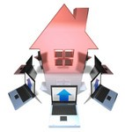 Process and system for calculating distances between wireless nodes