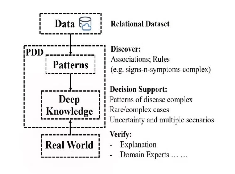 Pattern Discovery and Disentanglement (PDD) AI software for deep knowledge discovery from relational data