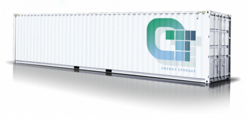 Container based energy storage system for stabilising voltage supplies