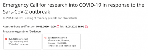Seeking research into COVID-19 in response to the Sars-CoV-2 outbreak