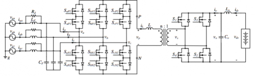 a single-stage, bidirectional and high-frequency isolated power conversion system