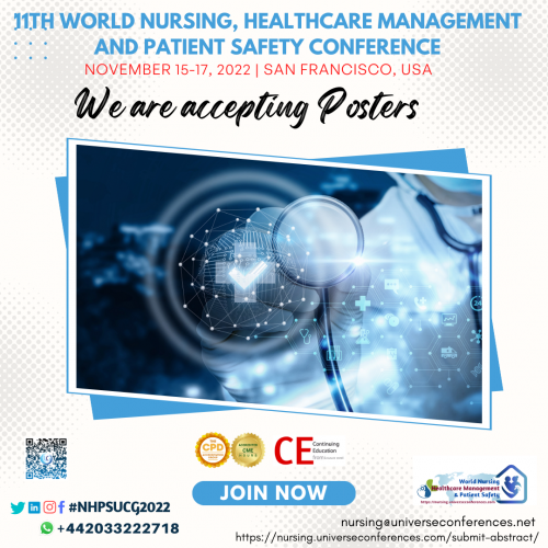11th World Nursing, Healthcare Management and Patient Safety Conference
