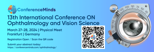 13th International conference on  Ophthalmology and Vision Science 2024