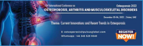 17th International Conference on Osteoporosis, Arthritis and Musculoskeletal Disorders