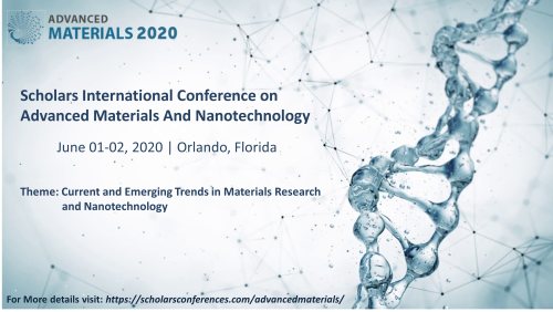 Scholars International Conference on Advanced Materials and Nanotechnology